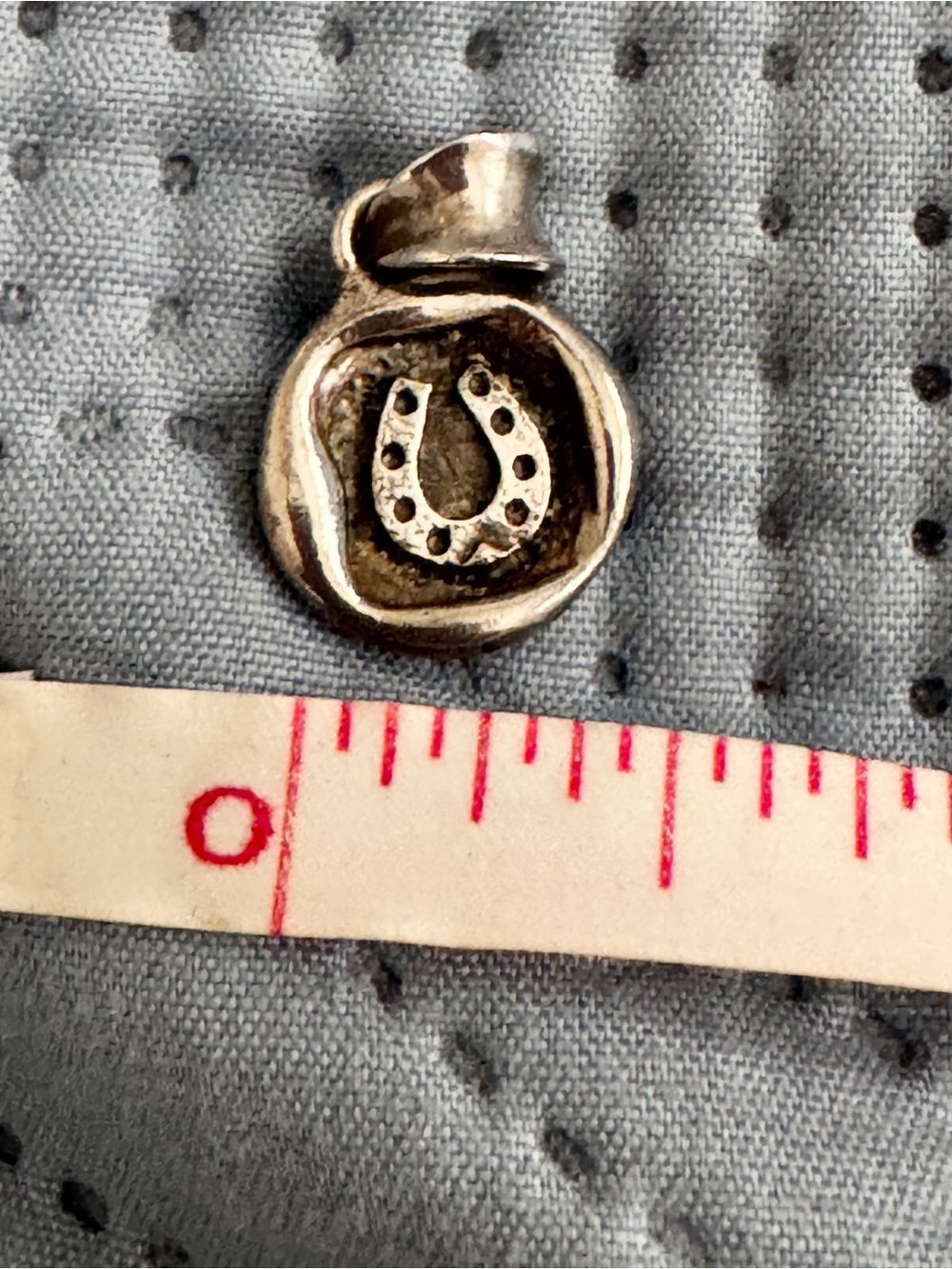 Waxing Poetic Sterling Silver Petite Horseshoe Charm - Picture 6 of 6